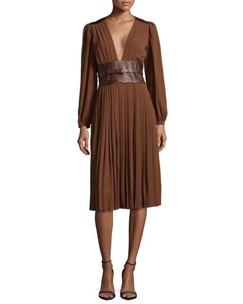 michael kors brown dresses|michael kors dresses on sale.